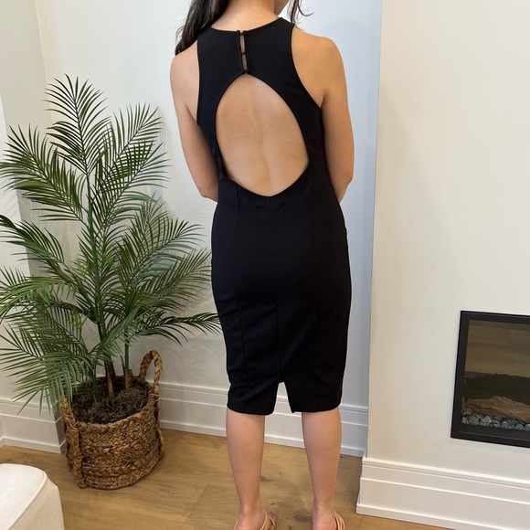 H&M Black Midi Dress - Picture 3 of 5